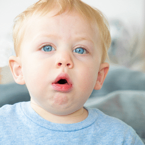 kid gagging
